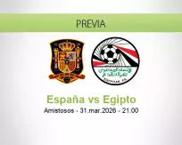 España vs Egipto