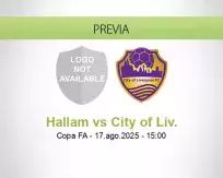 Pronóstico Hallam City of Liv. (17 agosto 2025)