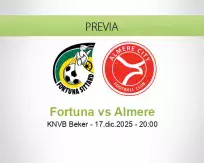 Pronóstico Fortuna Almere (17 diciembre 2025)