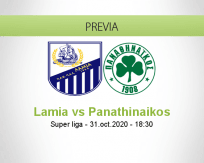 Pronóstico Lamia Panathinaikos (31 octubre 2020)