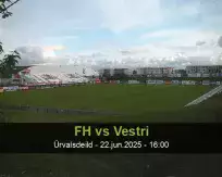 Pronóstico FH Vestri (22 junio 2025)