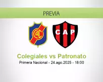 Pronóstico Colegiales Patronato (24 agosto 2025)