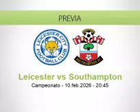 Pronóstico Leicester Southampton (10 febrero 2026)