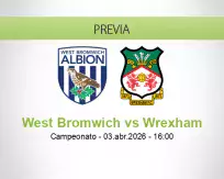 Pronóstico West Bromwich Wrexham (03 abril 2026)