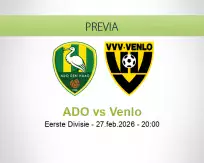Pronóstico ADO Venlo (27 febrero 2026)