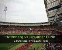 Pronóstico Nürnberg Greuther Fürth (07 diciembre 2025)