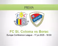 Pronóstico FC St. Coloma Borac (17 julio 2025)