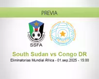 Pronóstico South Sudan Congo DR (05 septiembre 2025)