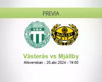Pronóstico Västerås Mjällby (25 abril 2024)