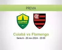 Cuiabá vs Flamengo