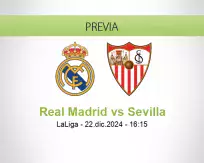 Pronóstico Real Madrid Sevilla (22 diciembre 2024)