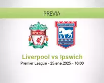 Pronóstico Liverpool Ipswich (25 enero 2025)