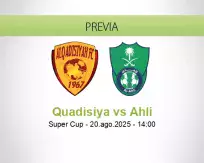 Pronóstico Quadisiya Ahli (20 agosto 2025)