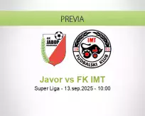 Pronóstico Javor FK IMT (13 septiembre 2025)