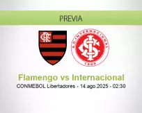 Pronóstico Flamengo Internacional (13 agosto 2025)