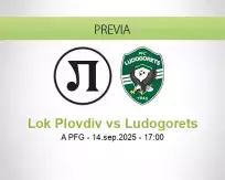 Pronóstico Lok Plovdiv Ludogorets (14 septiembre 2025)