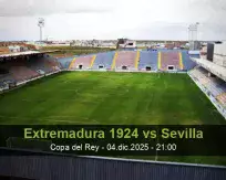 Pronóstico Extremadura 1924 Sevilla (04 diciembre 2025)