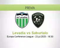 Pronóstico Levadia Saburtalo (23 julio 2025)