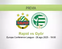 Pronóstico Rapid Győr (28 agosto 2025)