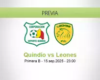 Pronóstico Quindío Leones (15 septiembre 2025)