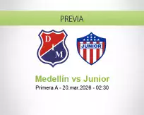 Medellín vs Junior