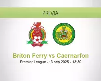 Pronóstico Briton Ferry Caernarfon (13 septiembre 2025)