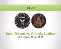 Pronóstico Inter Miami Atlanta United (25 octubre 2024)