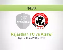 Pronóstico Rajasthan FC Aizawl (06 febrero 2025)