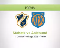 Pronóstico Stabæk Aalesund (06 agosto 2025)
