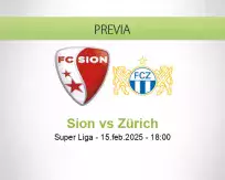 Pronóstico Sion Zürich (15 febrero 2025)