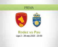 Pronóstico Rodez Pau (26 septiembre 2025)