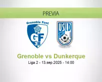 Pronóstico Grenoble Dunkerque (13 septiembre 2025)