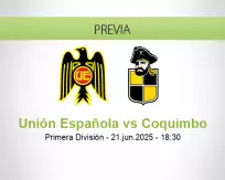 Pronóstico Unión Española Coquimbo (21 junio 2025)