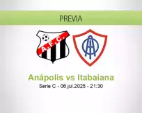 Pronóstico Anápolis Itabaiana (06 julio 2025)