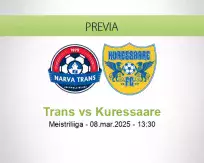 Pronóstico Trans Kuressaare (08 marzo 2025)