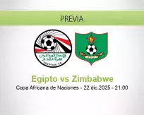Pronóstico Egipto Zimbabwe (22 diciembre 2025)