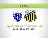 Pronóstico Paysandu Novorizontino (23 septiembre 2025)