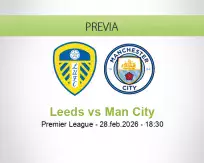 Leeds vs Man City