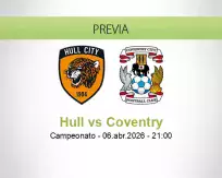 Pronóstico Hull Coventry (06 abril 2026)