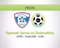 Spartak Varna vs Dobrudzha