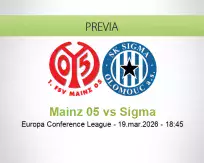 Pronóstico Mainz 05 Sigma (19 marzo 2026)