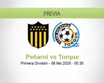 Pronóstico Peñarol Torque (07 febrero 2026)