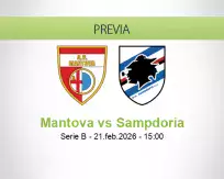 Pronóstico Mantova Sampdoria (21 febrero 2026)