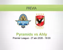 Pronóstico Pyramids Ahly (27 abril 2026)