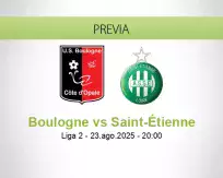 Pronóstico Boulogne Saint-Étienne (23 agosto 2025)