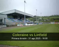 Pronóstico Coleraine Linfield (31 agosto 2025)