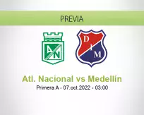 Atl. Nacional vs Medellín