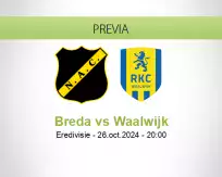 Pronóstico Breda Waalwijk (26 octubre 2024)