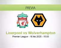 Pronóstico Liverpool Wolverhampton (16 febrero 2025)