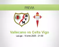 Pronóstico Vallecano Celta Vigo (10 enero 2025)